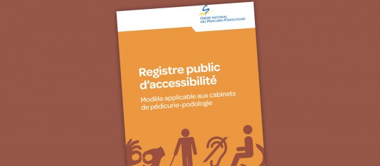 Pédicures-podologues : bien remplir son registre public d'accessibilité