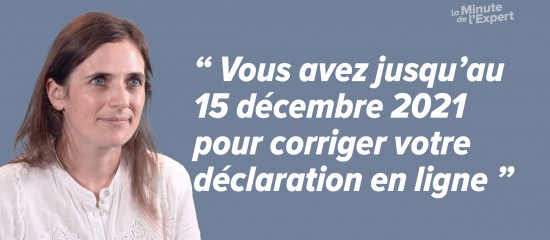 La correction de la déclaration de revenus