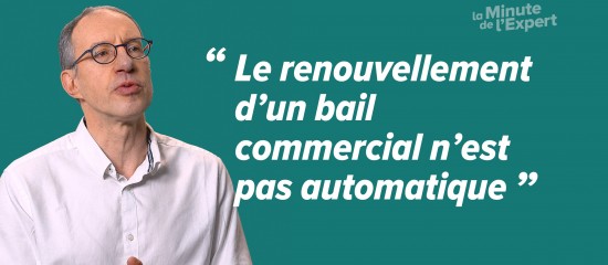 Le renouvellement du bail commercial