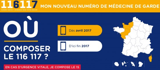 Médecins : lancement du 116 117